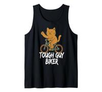 Tough Guy Biker Chat Mignon drôle Débardeur