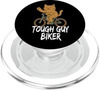 Tough Guy Biker Chat Mignon drôle PopSockets PopGrip pour MagSafe