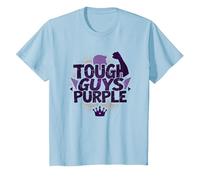 Tough Guys Purple : déclaration audacieuse pour Les Hommes confiants T-Shirt, Enfant, Bleu Céleste, 3 Ans
