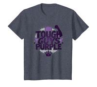 Tough Guys Purple : déclaration audacieuse pour Les Hommes confiants T-Shirt, Enfant, Bleu Chiné, 3 Ans