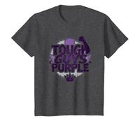Tough Guys Purple : déclaration audacieuse pour Les Hommes confiants T-Shirt, Enfant, Chiné Foncé, 3 Ans