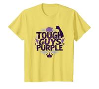 Tough Guys Purple : déclaration audacieuse pour Les Hommes confiants T-Shirt, Enfant, Citron, 3 Ans