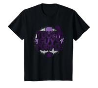 Tough Guys Purple : déclaration audacieuse pour Les Hommes confiants T-Shirt, Enfant, Noir, 3 Ans
