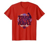 Tough Guys Purple : déclaration audacieuse pour Les Hommes confiants T-Shirt, Enfant, Rouge, 3 Ans