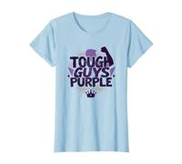 Tough Guys Purple : déclaration audacieuse pour Les Hommes confiants T-Shirt, Femme, Bleu Céleste, 3XL