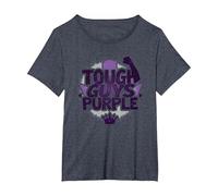 Tough Guys Purple : déclaration audacieuse pour Les Hommes confiants T-Shirt, Femme Grandes Tailles, Bleu Chiné, 3X