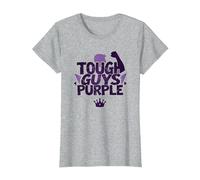 Tough Guys Purple : déclaration audacieuse pour Les Hommes confiants T-Shirt, Femme, Gris Chiné, 3XL