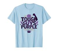 Tough Guys Purple : déclaration audacieuse pour Les Hommes confiants T-Shirt, Homme, Bleu Céleste, 3XL