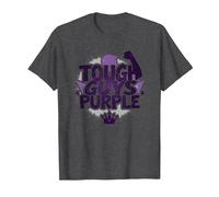 Tough Guys Purple : déclaration audacieuse pour Les Hommes confiants T-Shirt, Homme, Chiné Foncé, 3XL