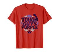Tough Guys Purple : déclaration audacieuse pour Les Hommes confiants T-Shirt, Homme, Rouge, 3XL