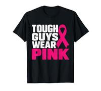 Tough Guys Wear Ruban Rose de Sensibilisation au Cancer du Sein T-Shirt