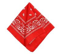 Tough Headwear Bandana Homme Femme Enfant - Grand Bandana Couleur 53 x 53 cm avec Design Motif Paisley Cachemire - Foulard Tendance Accessoire Cheveux ou Déguisement Fête