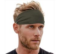Tough Headwear Bandeaux anti-transpiration, pour l'entraînement, le cyclisme, le football, taille unique, bandeau haute performance pour homme et femme, vert