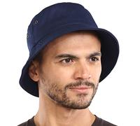 Tough Headwear Bob Unisexe pour Été - Chapeau de Pêche et Plage en Poly-Coton Léger et Respirant - Protection UPF 50+ Avec Bord