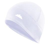 Tough Headwear Bonnet Fin pour Homme - Bonnet Léger Polyvalent pour Le Sport - Idéal comme sous Casque - Moto ou Velo - Protection du Froid en Hiver - Blanc