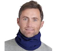 Tough Headwear Tour de Cou d'Hiver - Cache Cou Sport pour Femme et Homme - Design 3 en 1 - Tour de Cou - Cache Nez - Bandeau pour Oreilles - Chaud et Respirant - Bleu Marine