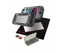 Kit de protection Tough Kit snakebyte pour Nintendo Switch noir NOIR