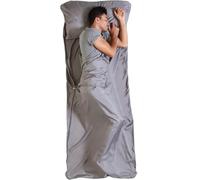 Tough Outdoors Doublure de Sac de Couchage - Essentiels de Voyage pour Sac de randonnée, Camping, hôtels et auberges de Jeunesse - Draps de lit légers pour lit Simple - avec Fermeture éclair