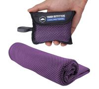 Tough Outdoors Serviettes rafraîchissantes (38,5"x 12") - Serviettes rafraîchissantes pour Le Cou et Le Visage, enveloppes rafraîchissantes pour Le Cou