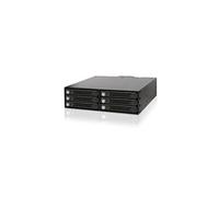 ICY DOCK ToughArmor MB996SK-6SB Backplane Cage en métal pour 6 baies 2.5 SATA HDD & SSD avec verrouillables à clé pour baie 5,25 Noir G