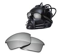 ToughAsNails Lentille de rechange pour lunettes de soleil Oakley Bottle Rocket OO9164 - Plus d'options, Hypervision Plus Chrome argenté - Polarisé, Taille unique