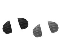 ToughAsNails Plaquettes de nez de rechange pour lunettes de soleil Maui Jim Makaha MJ405/Sandy Beach MJ408/Ho'okipa MJ407 et Martini, Noir et gris., Makaha