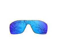 ToughAsNails Verres polarisés de rechange pour lunettes de soleil Oakley Turbine Rotor OO9307, Bleu chromé - Polarisé, Taille unique