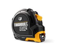 ToughBuilt - Mètre à ruban ProBlade™ de 7,6 m avec fonctions de contrôle de la lame, lame de 3,2 cm de largeur facile à lire avec marquages double face à contraste élevé - (TB-H2-T-12225)