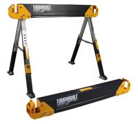 Toughbuilt Pack de 2 tréteaux-table de chantier C650 TB-C650-2 réglables 1180 kg/paire