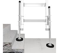 TOUGHER Paire de nivelleurs d'échelle, Accessoires d'échelle, Outils de Travail sur Les escaliers, niveleur d'échelle réglable pour Plate-Forme Stable et Niveau de Sol pour Toutes Les Surfaces -