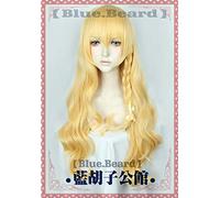 TouHou Project Kirisame Marisa Cosplay Wigs Long Golden Synthetic Hair Heat Resistent Wigs + Wig Cap
