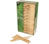 Papstar Agitateurs en bois Pure 13 cm – Pack 1000 pièces