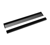 TOUISEDGI 320mm Length Black Aquarium Fish Tank Weir Overflow Comb Marine Sump Easy Installation Acrylic Material
