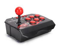 TOUISEDGI Bâton de Combat D'Arcade, Manette de Combat de Jeu D'Arcade Street Fighter avec Port USB, Accessoires de Jeux D'Arcade de Manette D'Arcade Filaire pour Switch/PC/PS3