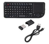 TOUISEDGI Clavier Tactile Sans Fil 2,4 GHz, Léger Et Rechargeable, Ultra Mini Clavier Rétroéclairé USB Pour PS3/4, Pour XBOX 360