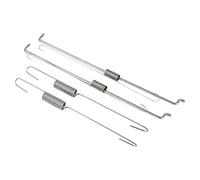 TOUISEDGI Ressort D'accélérateur, Durable 2 Ensembles Ressort De Rappel D'accélérateur Tige De Liaison De Régulateur De Contrôle De Vitesse pour GX140 GX160 GX200 28g