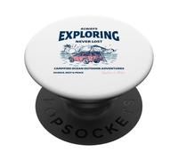 Toujours à la découverte d'un feu de Camp jamais Perdu, Une Aventure en Plein air en mer PopSockets PopGrip Adhésif