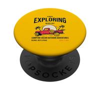 Toujours à la découverte d'un feu de Camp jamais Perdu, Une Aventure en Plein air en mer PopSockets PopGrip Adhésif