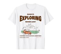 Toujours à la découverte d'un feu de Camp jamais Perdu, Une Aventure en Plein air en mer T-Shirt