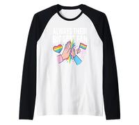 Toujours Leur Plus Grand Fan LGBTQ Pride Love Gay Rights Support Manche Raglan