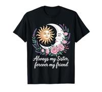 Toujours ma sœur pour Toujours Mon ami Soleil Lune T-Shirt