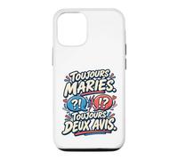Toujours Mariés Toujours Deux Avis Anniversaire Mariage Coque pour iPhone 12/12 Pro