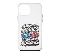 Toujours Mariés Toujours Deux Avis Anniversaire Mariage Coque pour iPhone 12 Mini