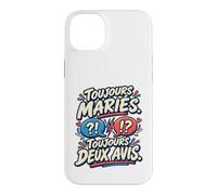 Toujours Mariés Toujours Deux Avis Anniversaire Mariage Coque pour iPhone 14 Plus