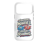Toujours Mariés Toujours Deux Avis Anniversaire Mariage Coque pour iPhone 17 Pro