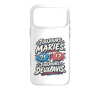 Toujours Mariés Toujours Deux Avis Anniversaire Mariage Coque pour iPhone 17 Pro Max