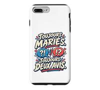 Toujours Mariés Toujours Deux Avis Anniversaire Mariage Coque pour iPhone 7 Plus/8 Plus