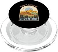 Toujours partante pour Une Aventure, Camping en Montagne, Amoureux de la Nature PopSockets PopGrip pour MagSafe