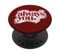 Toujours toi (cœur) PopSockets PopGrip Adhésif