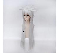 Touken Ranbu Online kogitsunemaru 100cm Silver Grey Long Synthetic Cosplay Wigs